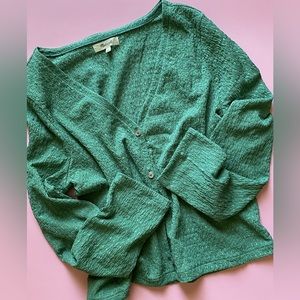 Madewell Crinkled Cardigan